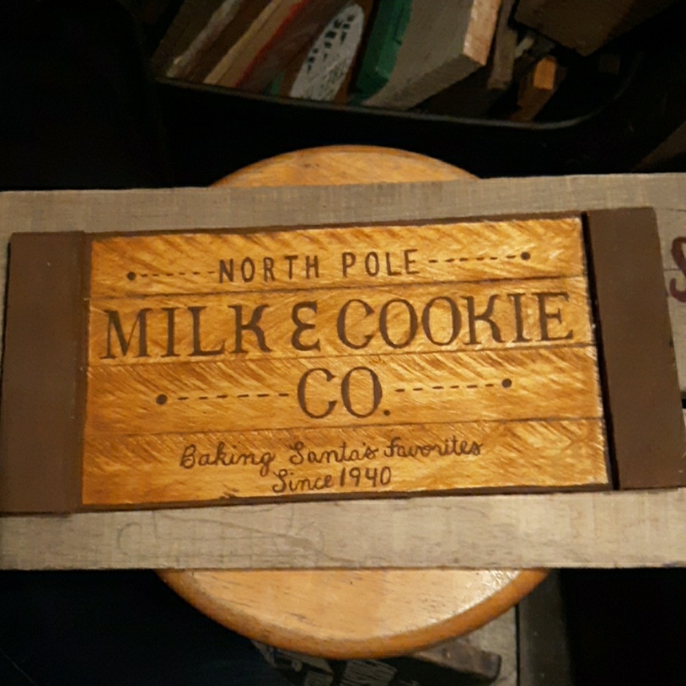 Wood Christmas sign